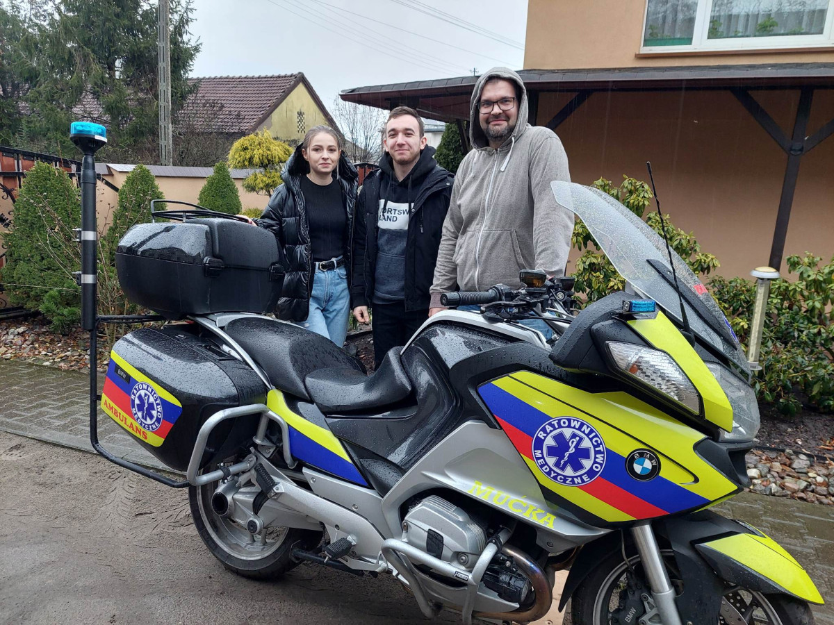 Ratownik ma nowy motoambulans