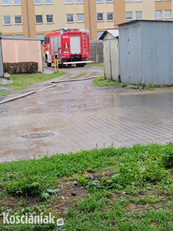 16 interwencji w związku z silnym deszczem