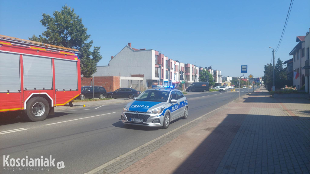Motor i samochód zderzyły się na Śmigielskiej