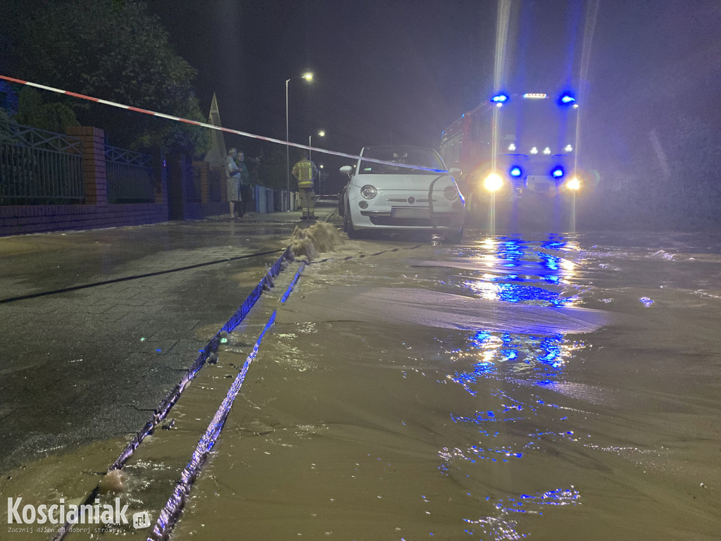 Nocna awaria wodociągowa w Kurzej Górze