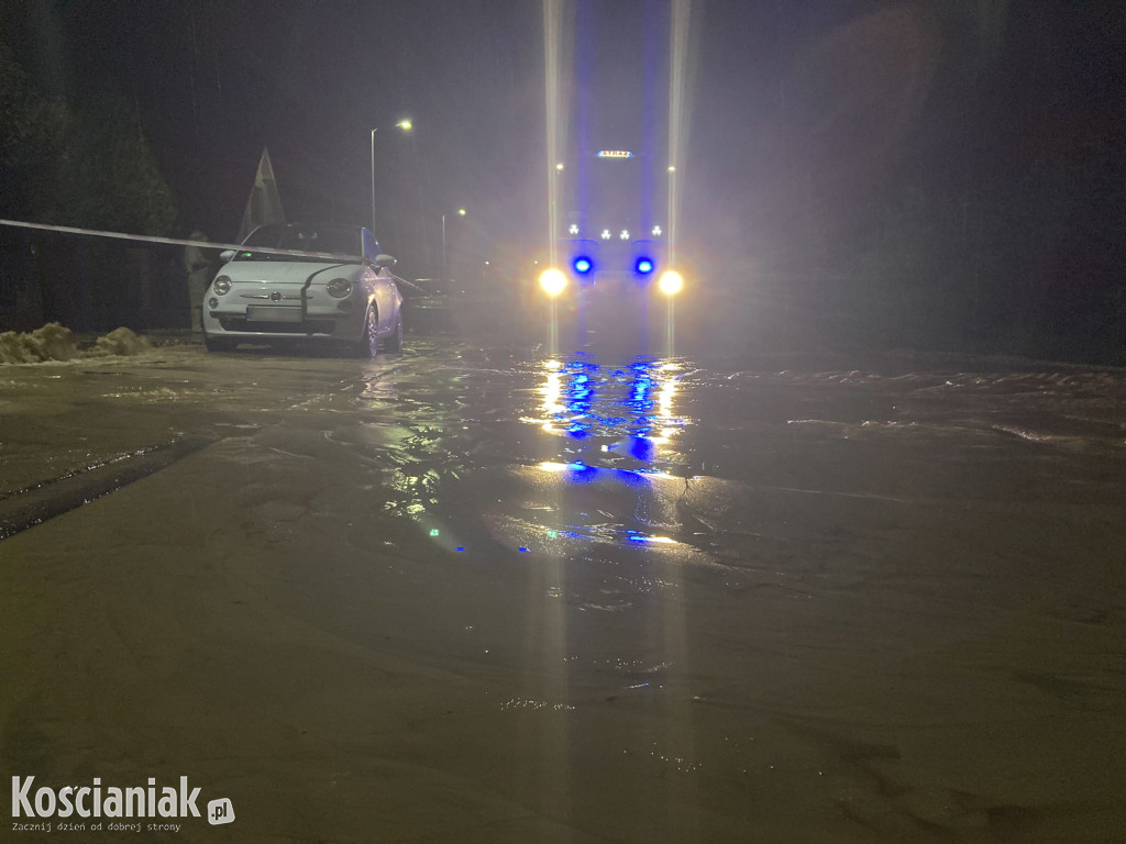 Nocna awaria wodociągowa w Kurzej Górze