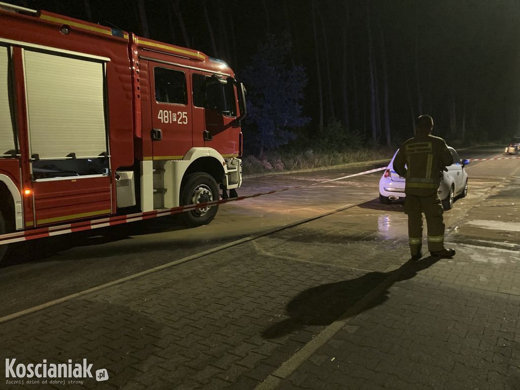 Nocna awaria wodociągowa w Kurzej Górze