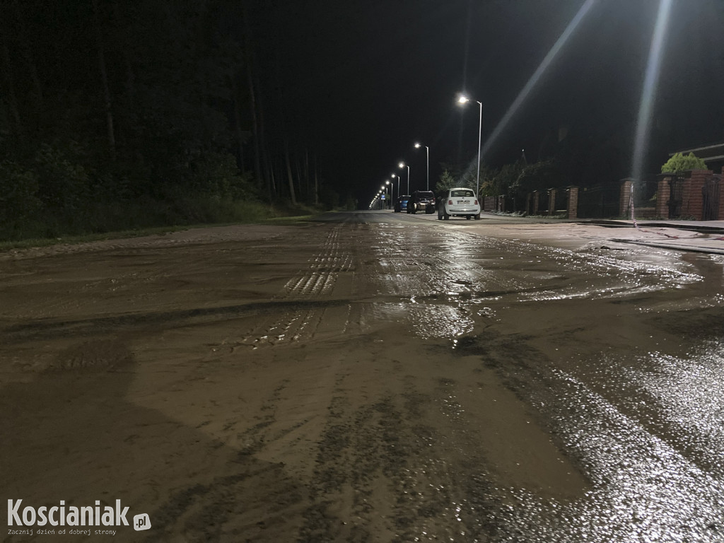 Nocna awaria wodociągowa w Kurzej Górze