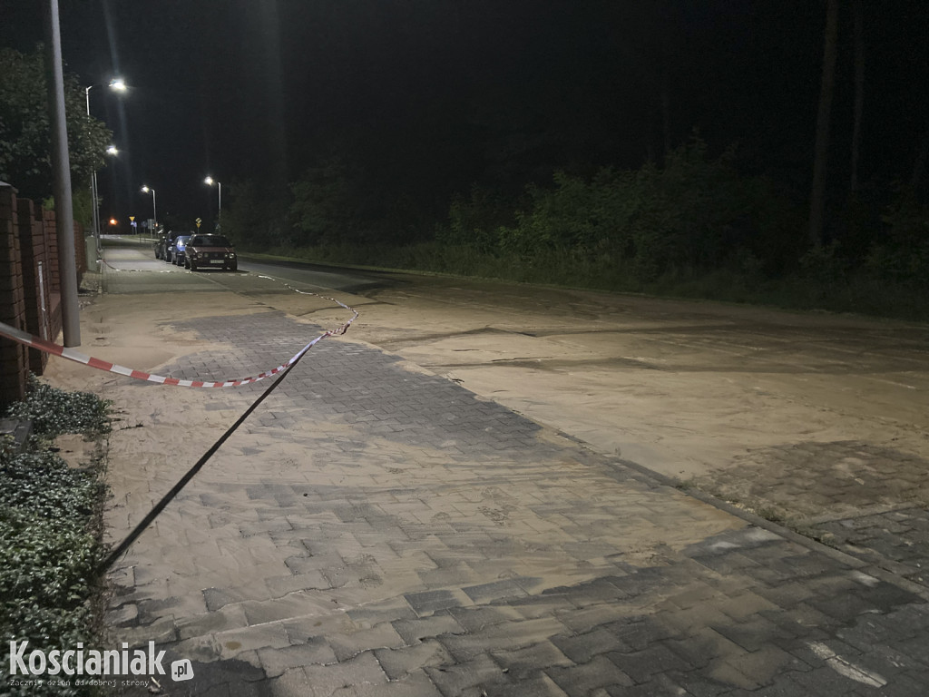 Nocna awaria wodociągowa w Kurzej Górze