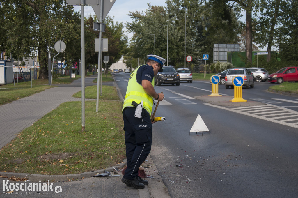 Kolizja na Północnej przy Orlenie