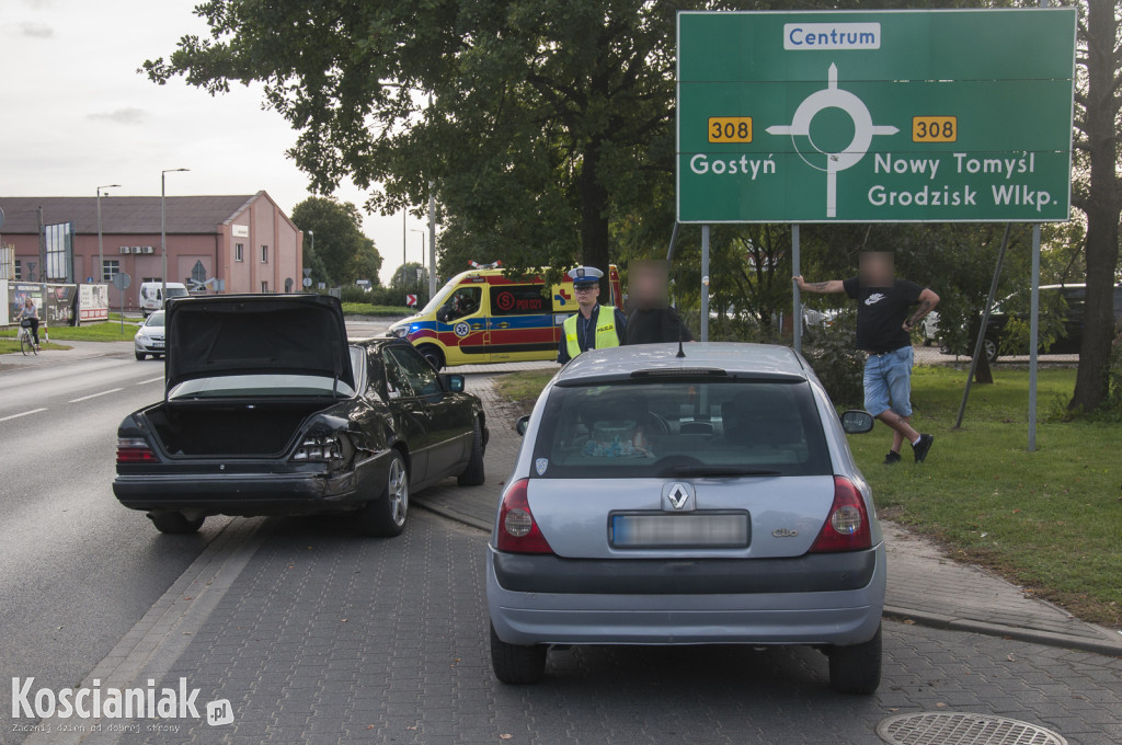 Kolizja na Północnej przy Orlenie