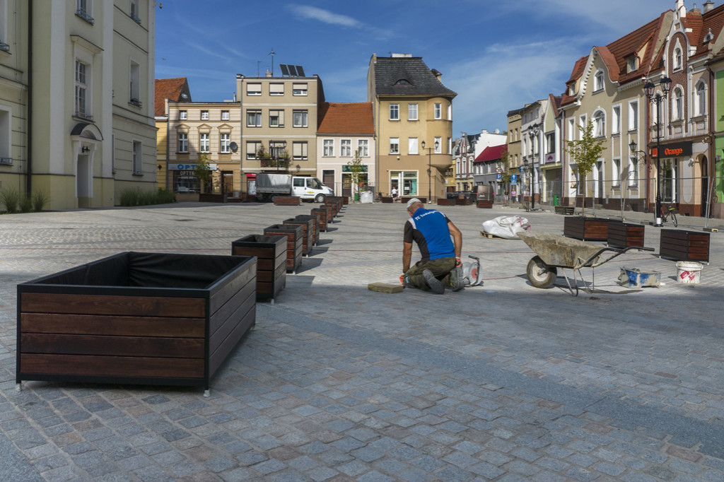 Rynek w Kościanie. Ostatnie szlify