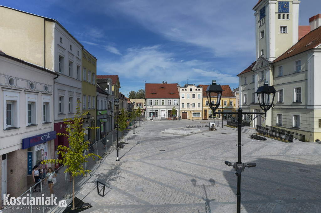 Rynek w Kościanie. Ostatnie szlify