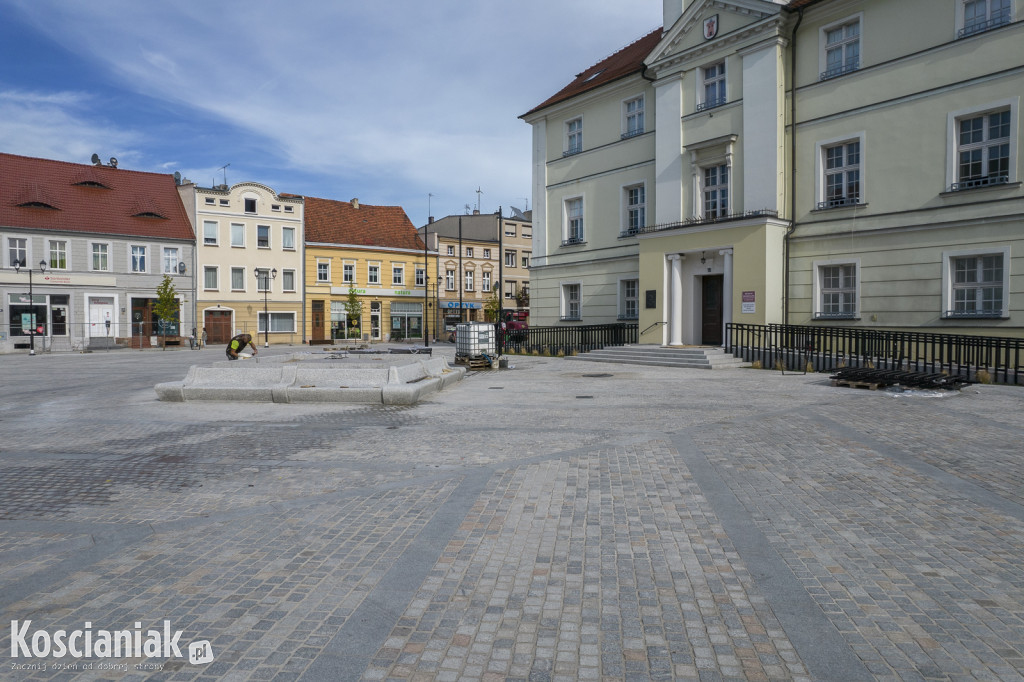 Rynek w Kościanie. Ostatnie szlify