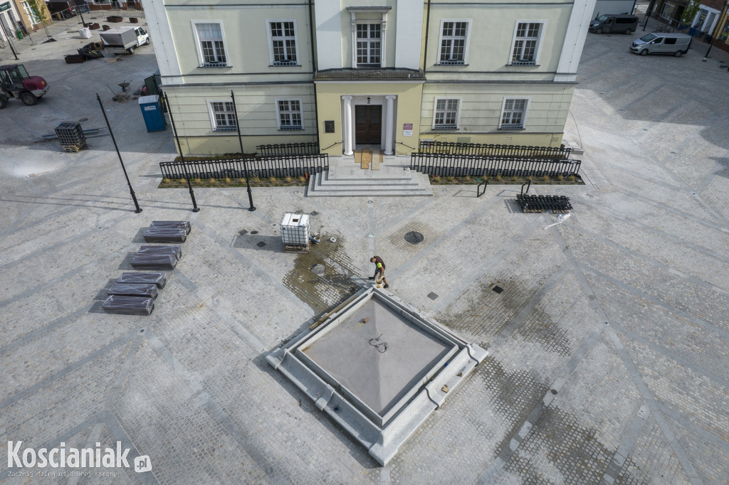 Rynek w Kościanie. Ostatnie szlify