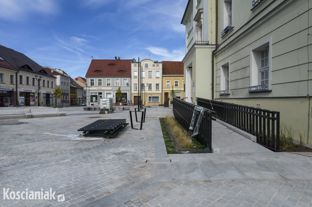 Rynek w Kościanie. Ostatnie szlify