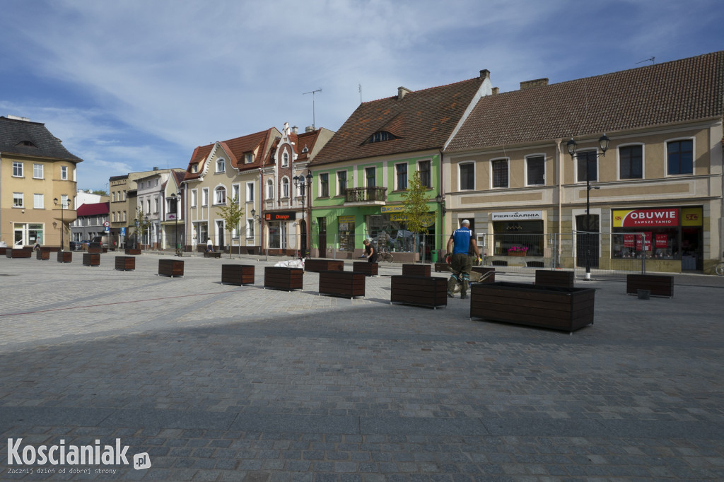 Rynek w Kościanie. Ostatnie szlify