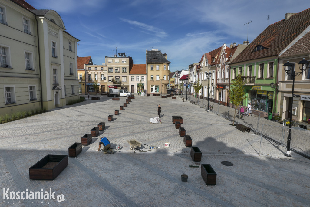 Rynek w Kościanie. Ostatnie szlify