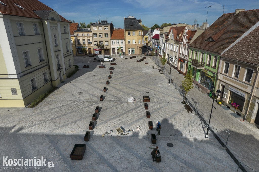 Rynek w Kościanie. Ostatnie szlify