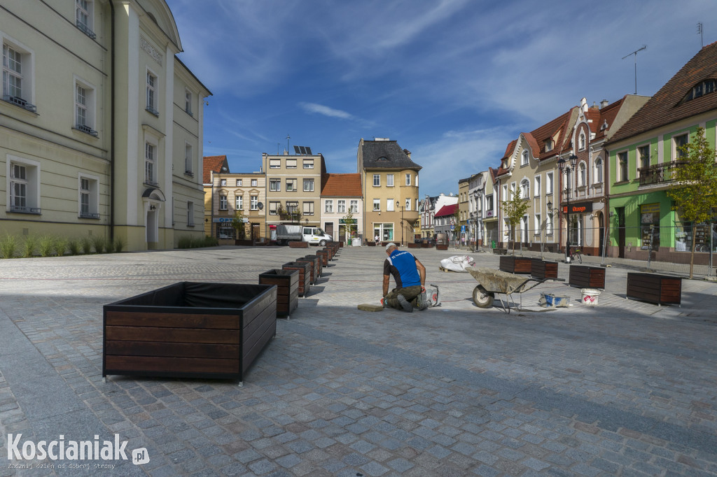 Rynek w Kościanie. Ostatnie szlify