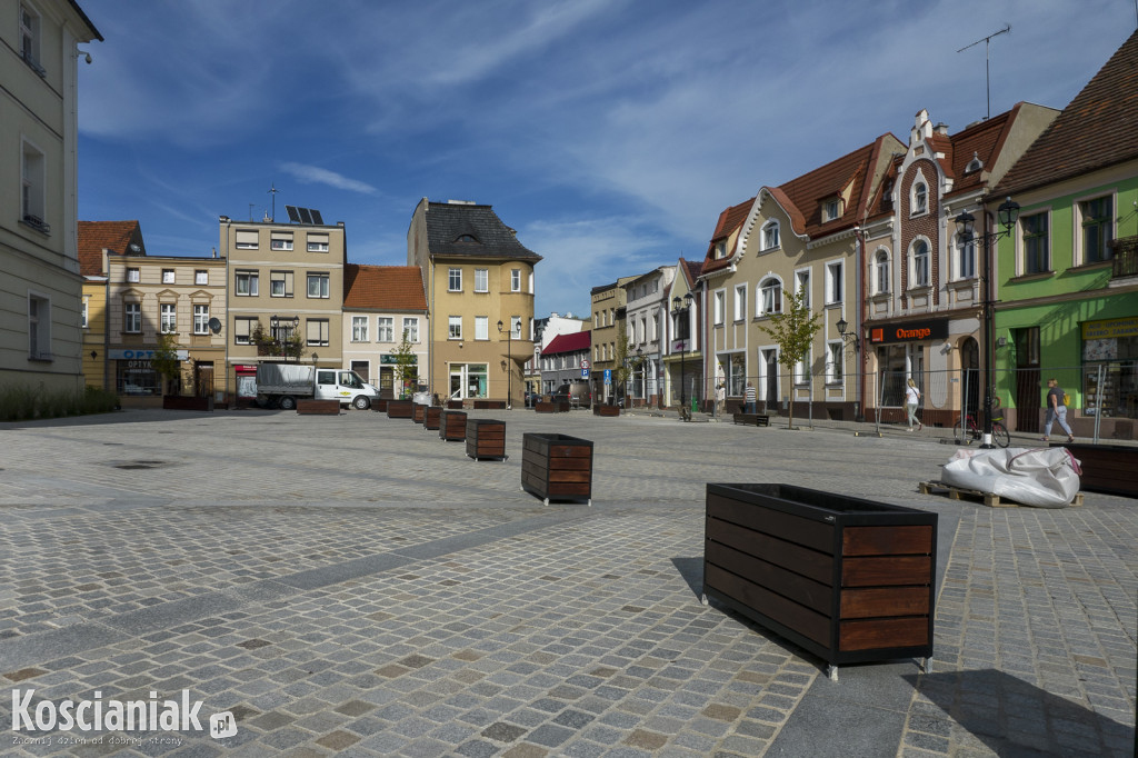 Rynek w Kościanie. Ostatnie szlify