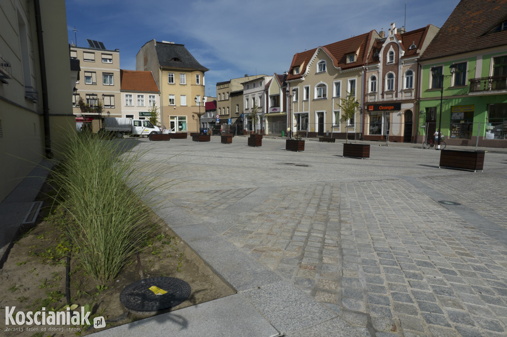 Rynek w Kościanie. Ostatnie szlify