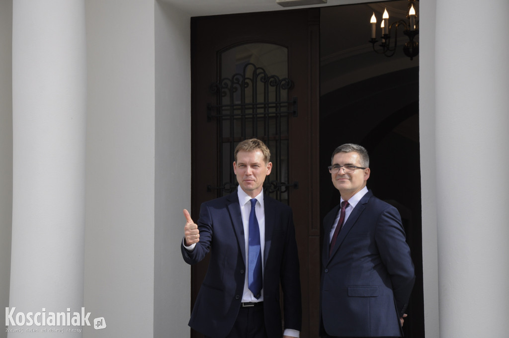 Marszałek i goście wizytowali kościański Rynek