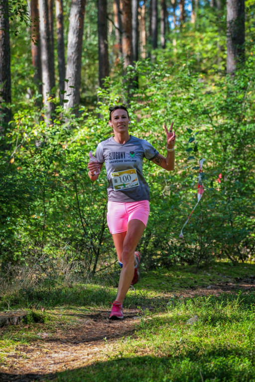 Półmaraton w lesie w Nietążkowie