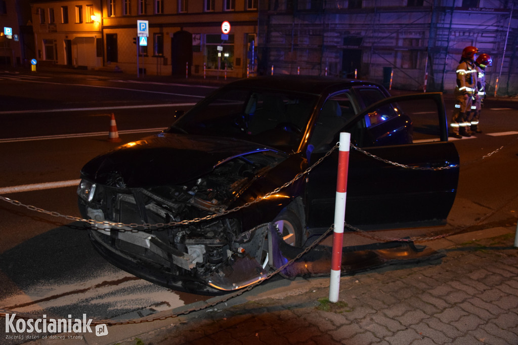 Zderzenie na głównym skrzyżowaniu w Kościanie