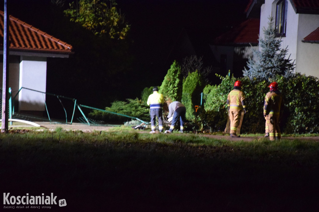 Pijany traktorzysta uszkodził skrzynkę z gazem