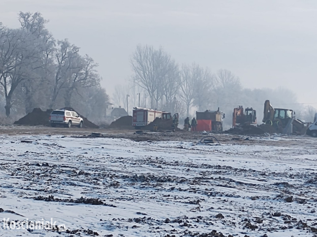 Zginął pracownik przysypany ziemią na budowie