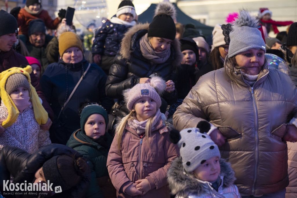 Święty Mikołaj z Krainą Bajek na Rynku w Kościanie