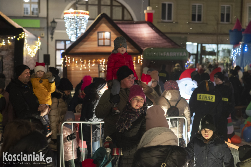 Święty Mikołaj z Krainą Bajek na Rynku w Kościanie