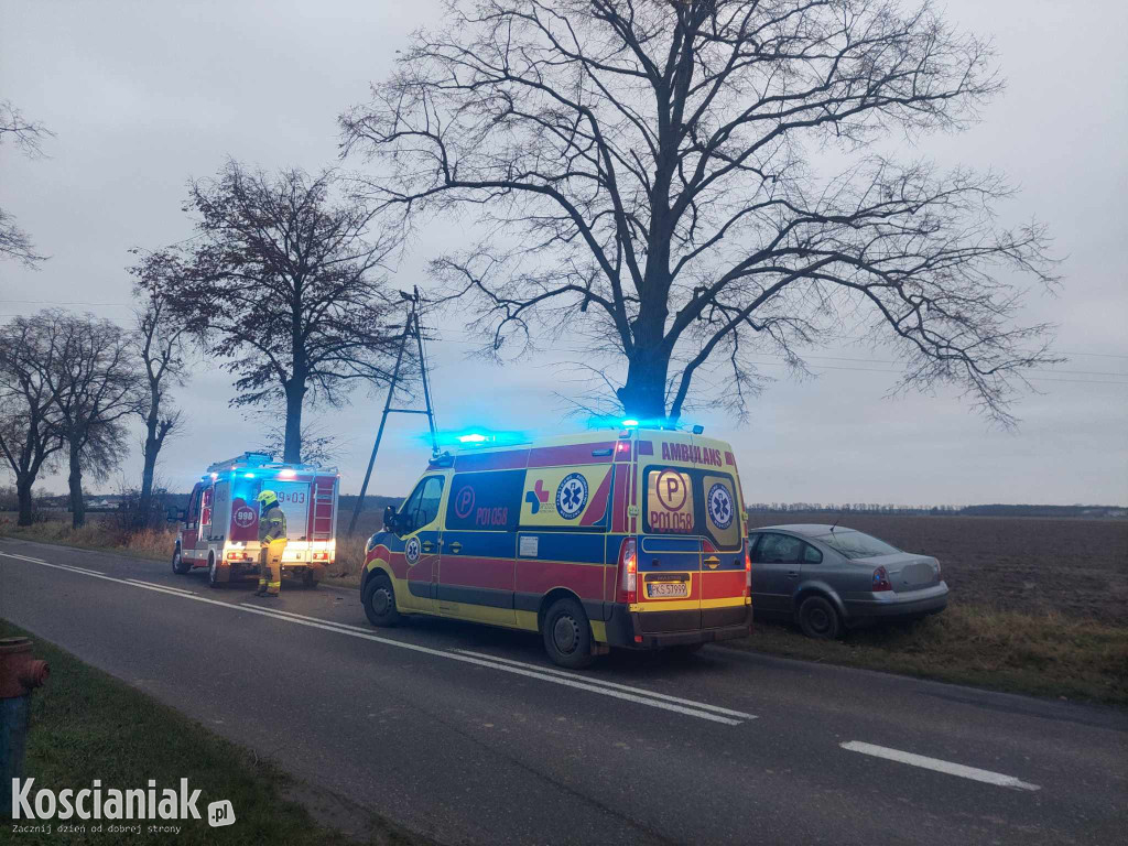 Wjechał w drzewo, bo za szybko jechał