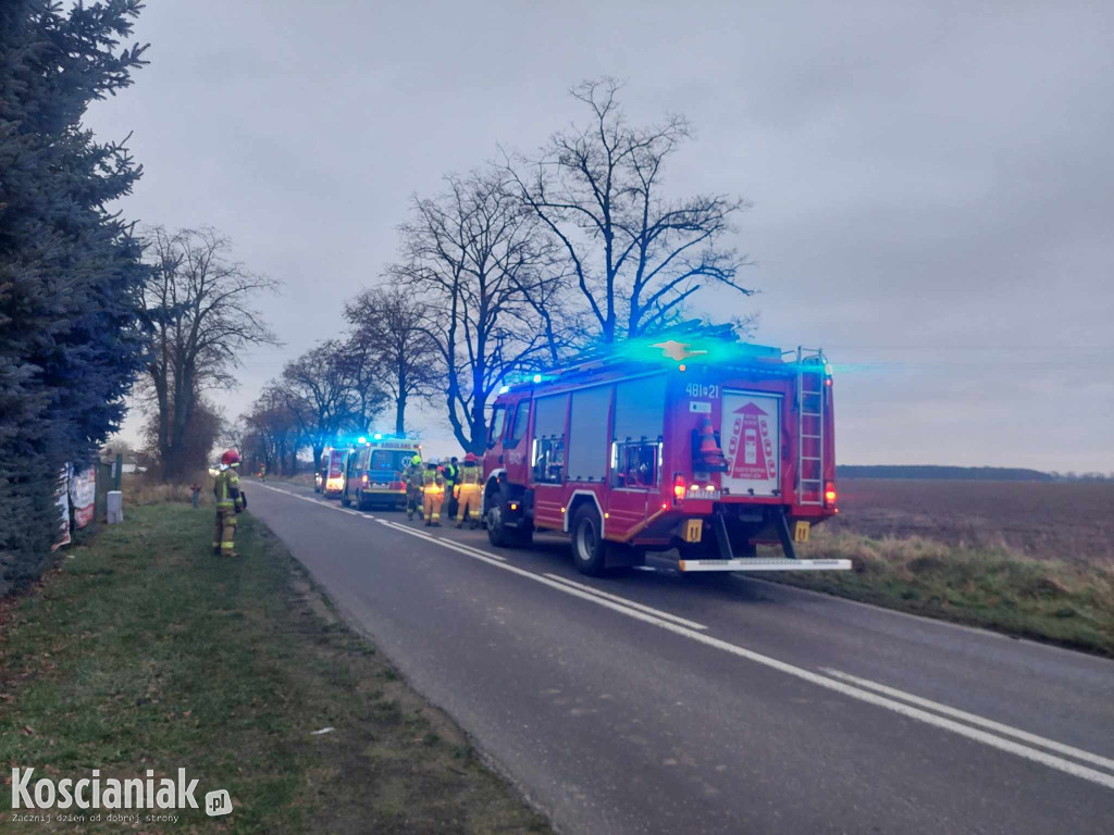 Wjechał w drzewo, bo za szybko jechał