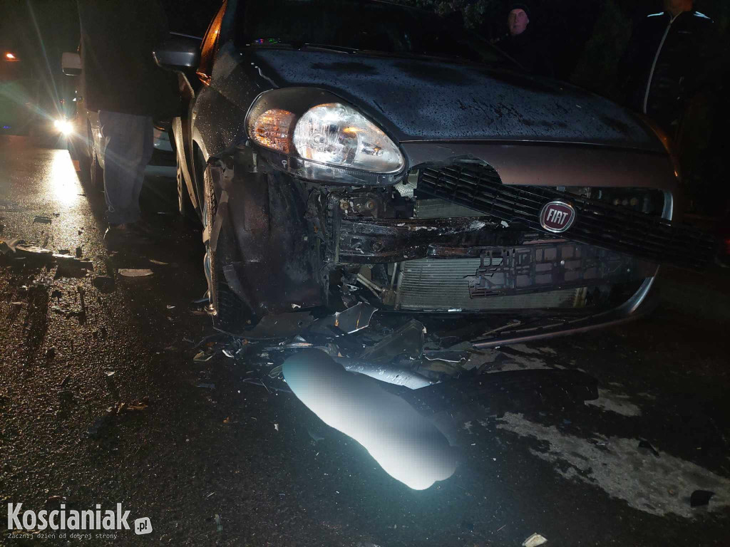 Wjechał w dwa samochody. Miał pół promila