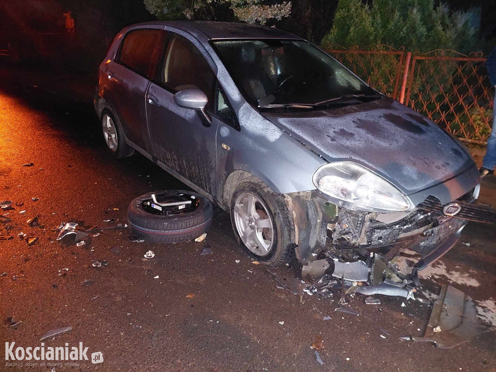 Wjechał w dwa samochody. Miał pół promila