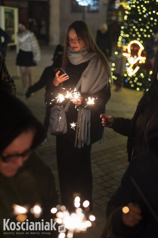 Powitanie 2024 roku na Rynku w Kościanie