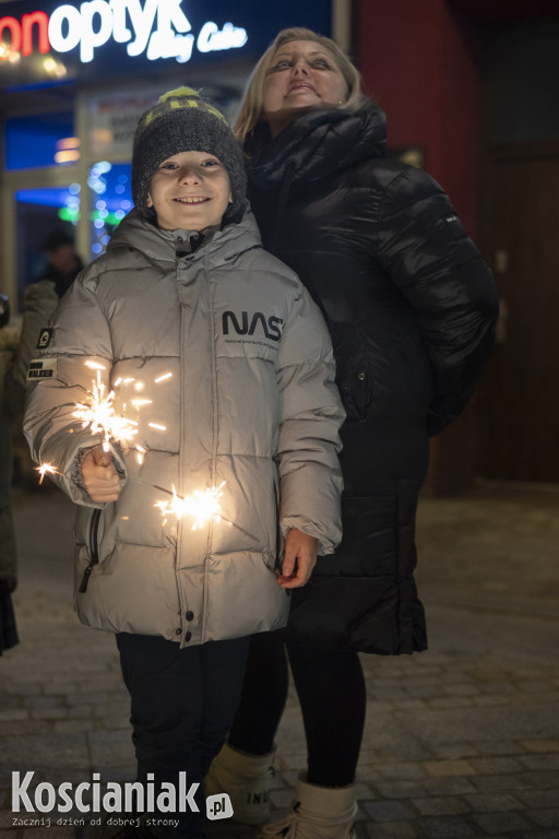 Powitanie 2024 roku na Rynku w Kościanie