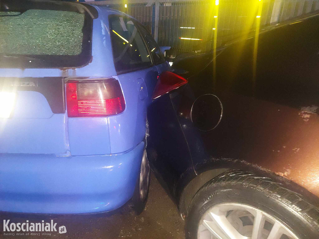 Uszkodził 4 auta i płot