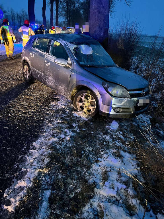 Dwa zdarzenia drogowe w gminie Śmigiel