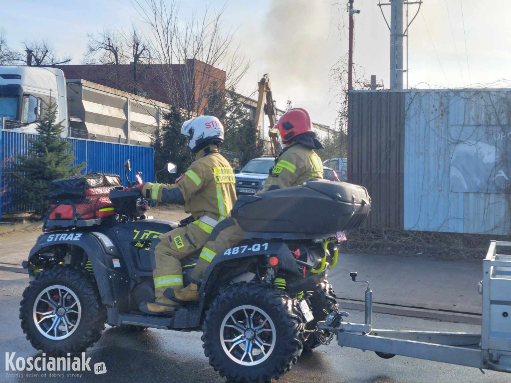 Pożar na składowisku w Przysiece Polskiej