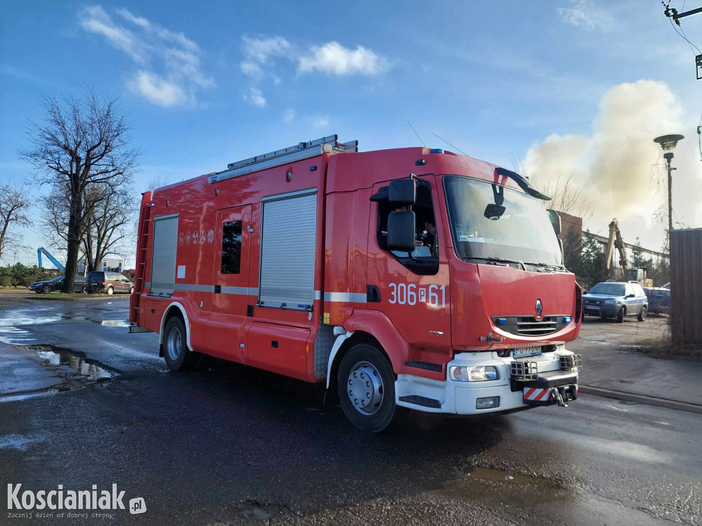 Pożar na składowisku w Przysiece Polskiej