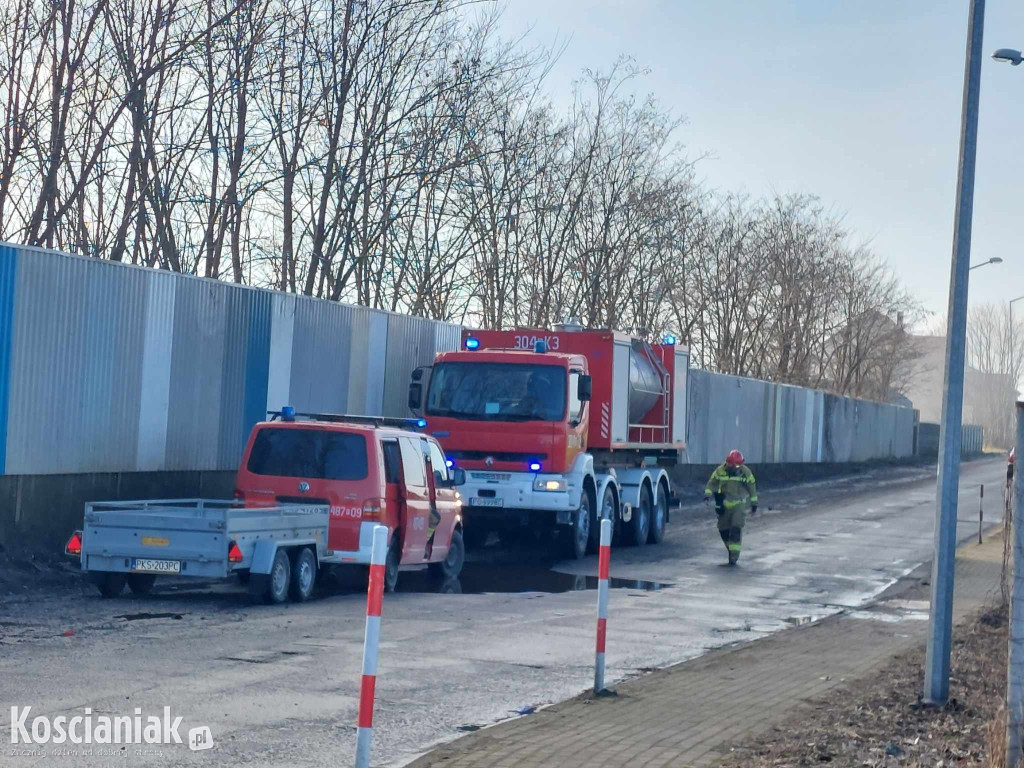 Pożar na składowisku w Przysiece Polskiej