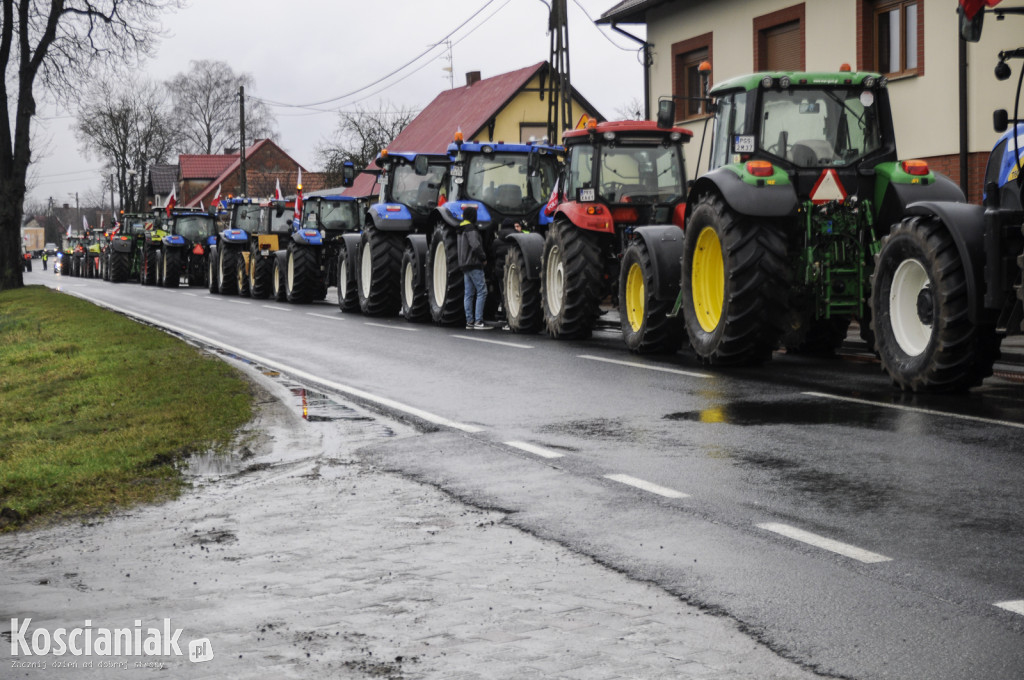 Protest rolników w Bielewie