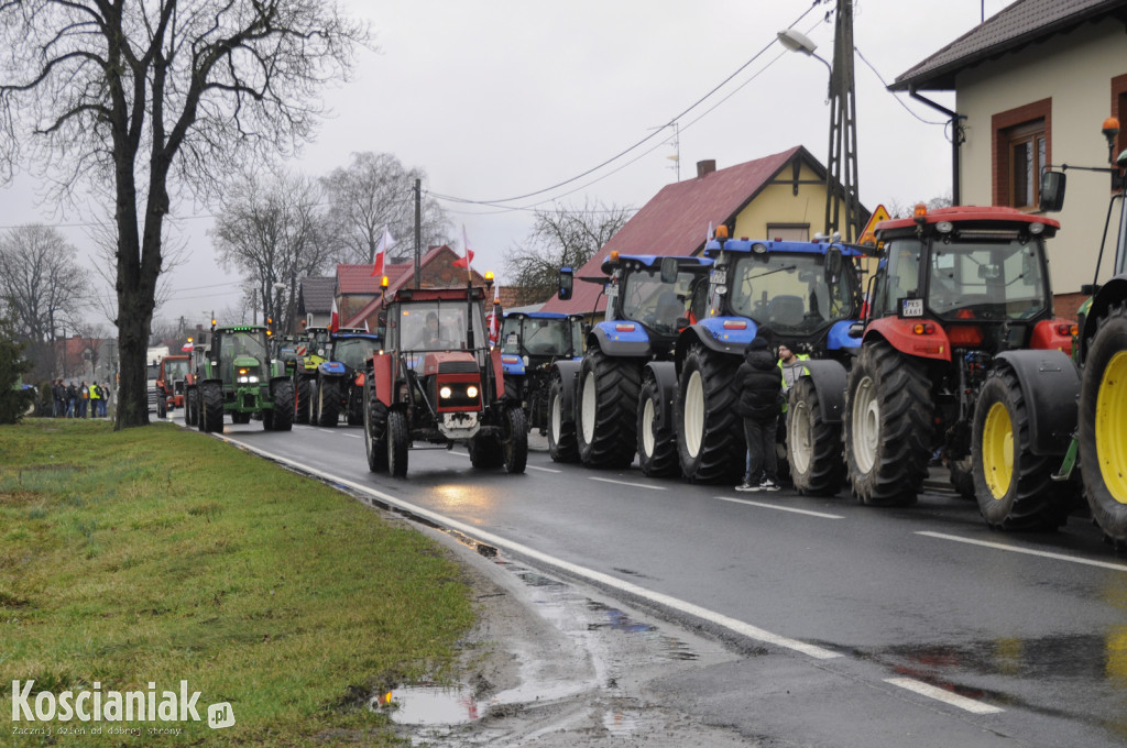 Protest rolników w Bielewie