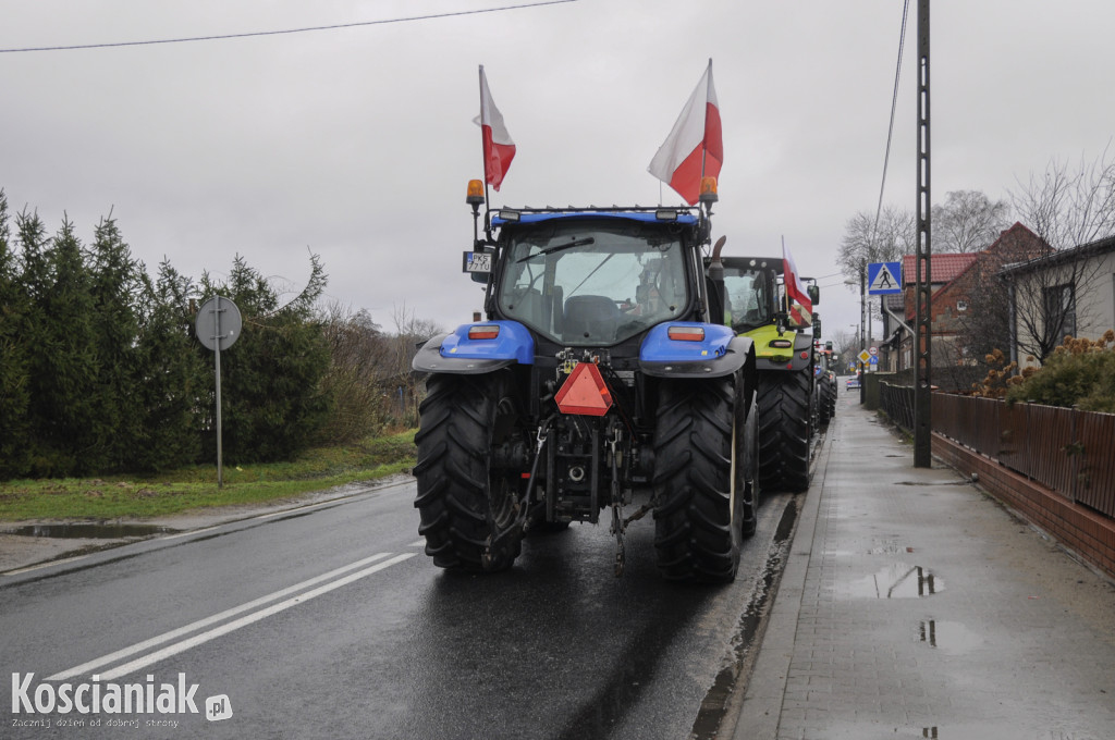 Protest rolników w Bielewie