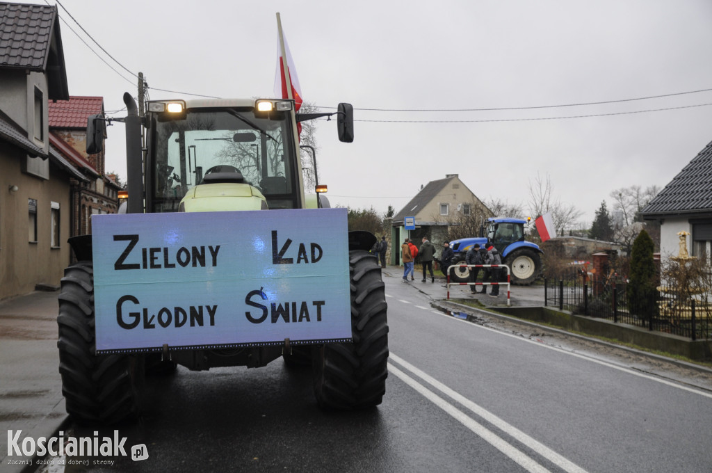 Protest rolników w Bielewie