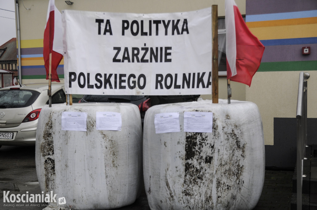 Protest rolników w Bielewie