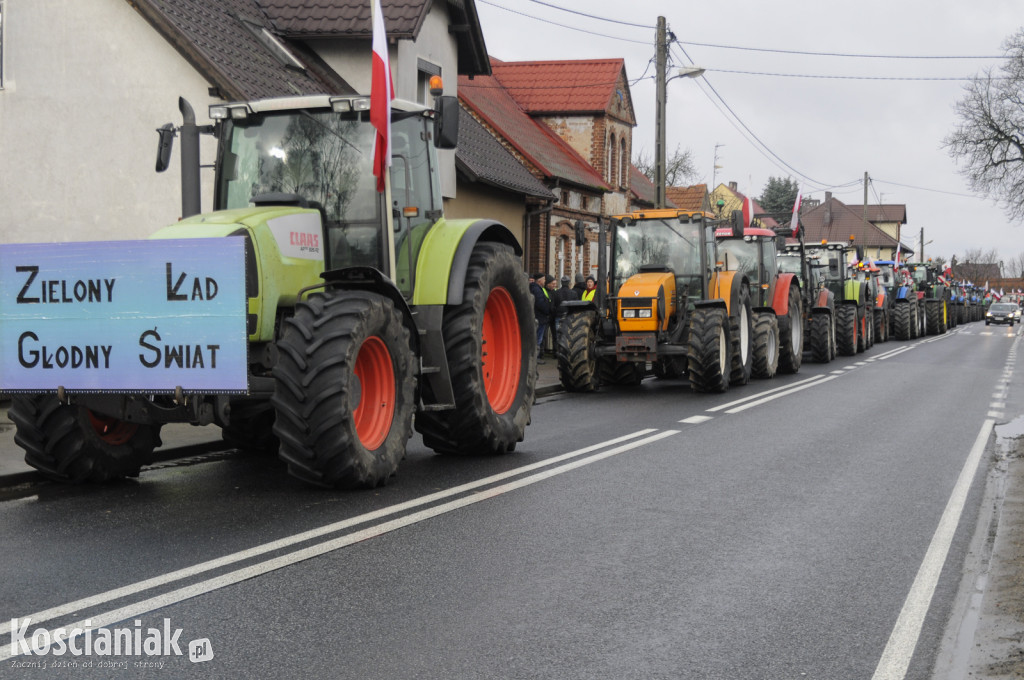 Protest rolników w Bielewie