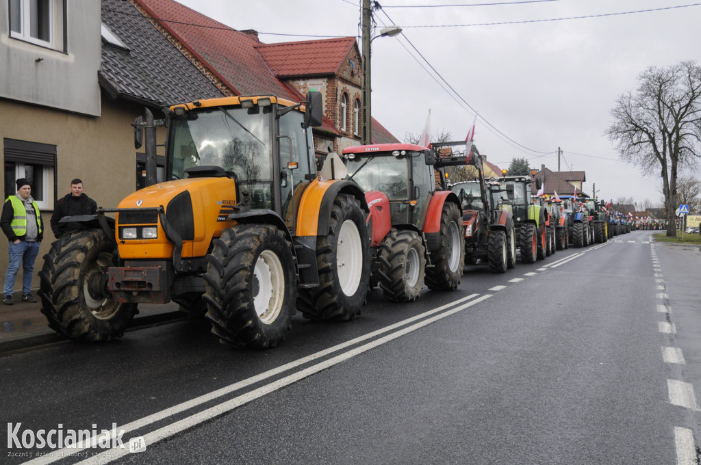 Protest rolników w Bielewie