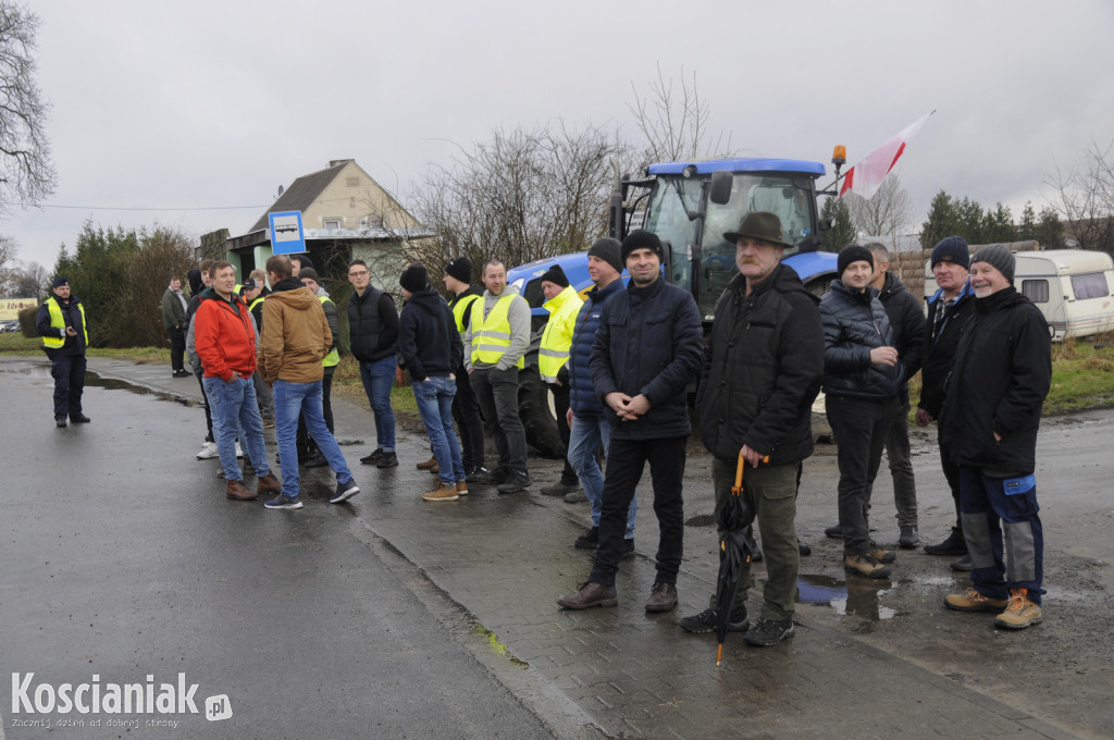 Protest rolników w Bielewie