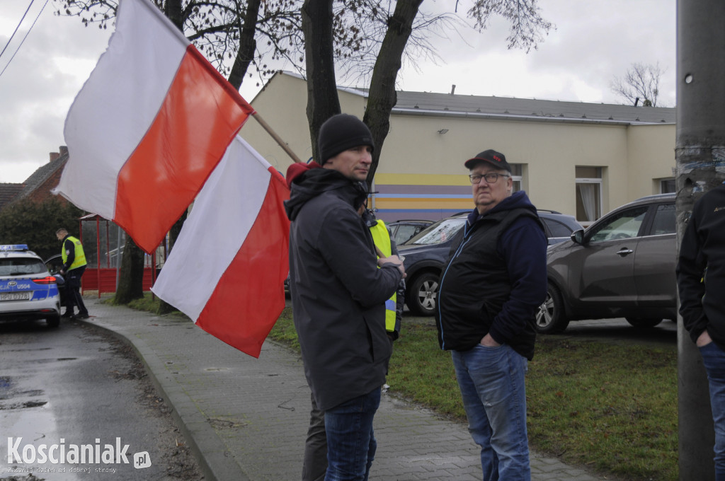 Protest rolników w Bielewie