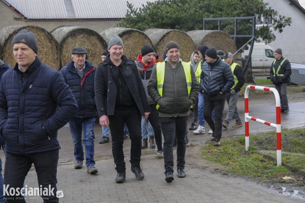 Protest rolników w Bielewie