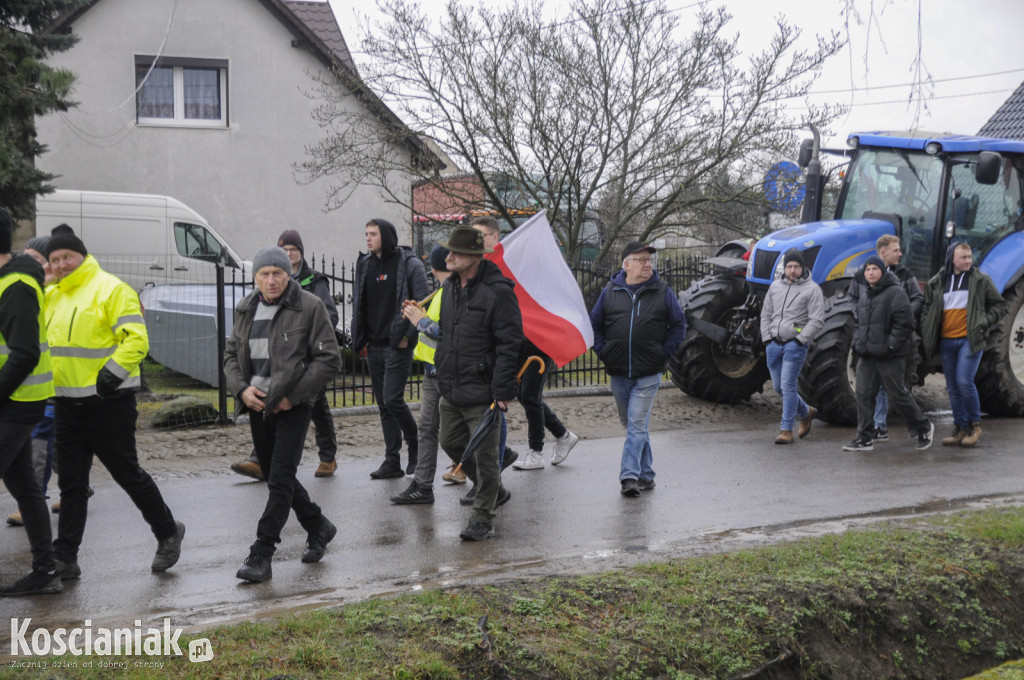 Protest rolników w Bielewie